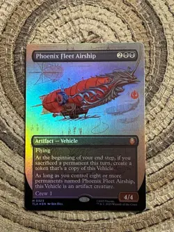 PHOENIX FLEET AIRSHIP FOIL [Borderless] - Mythic - TLA Avatar MTG #0323 - Image 1