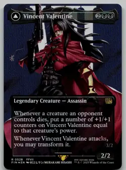 Vincent Valentine (Borderless) (Surge Foil) R FINAL FANTASY 528 NM - Image 1