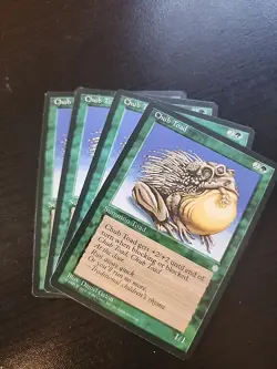 4x MTG Magic: The Gathering Chub Toad - Ice Age - NM - Image 1