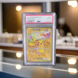 2024 POKEMON SSP EN-SURGING SPARKS 247/191 HYPER RARE PIKACHU #247 EX PSA 8 - Image 1