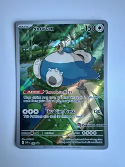 MINT Snorlax Pokemon Center ETB Stamped Promo S&V 151 TCG Card - Image 1