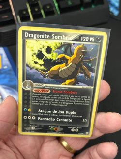 Dark Dragonite 15/109 2004 Team Rockets Pokemon TCG Non Holo Rare MP -Portuguese - Image 2
