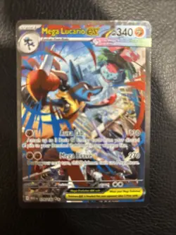 Mega Lucario Ex - 179/132 SIR - Mega Evolution Set Pokemon Card Mint Condition - Image 1