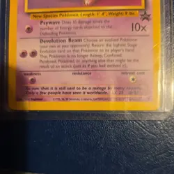 Pokemon Card Mew Black Star Promo Vintage MP - Image 3
