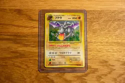 Aerodactyl 142 Holo Rare Mystery of the Fossil - Vintage Japanese Pokemon - Image 1