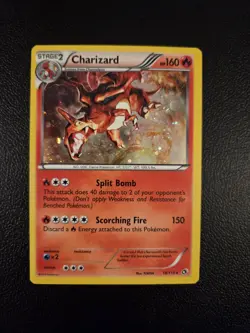 Pokemon TCG Charizard Legendary Treasures Holo 19/113 Cosmos - Image 2