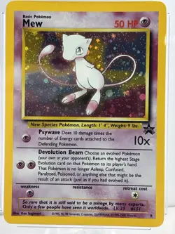2000 POKEMON PROMO BLACK STAR POKEMON LEAGUE #9 MEW-HOLO CGC 8.5 NM/MINT+ - Image 2