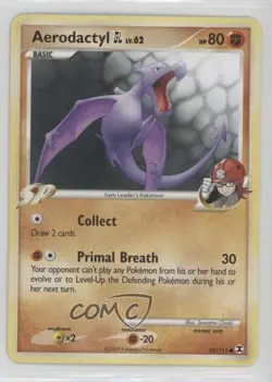 Aerodactyl GL Pokemon Platinum Rising Rivals #55 2009 - Image 1