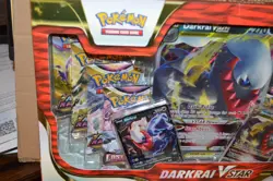 Pokemon Darkrai VSTAR Premium Collection SWSH 8 Packs 2 Foil 1 Jumbo - Image 2