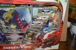 Pokemon Darkrai VSTAR Premium Collection SWSH 8 Packs 2 Foil 1 Jumbo - Image 3