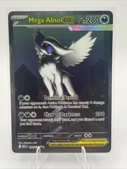 Pokemon Mega Evolution Mega Absol ex 180/132 SIR Special Illustration Rare - Image 1