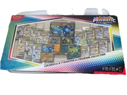 Pokemon TCG SV Prismatic Evolutions Lucario EX & Tyranitar EX Premium Collection - Image 1