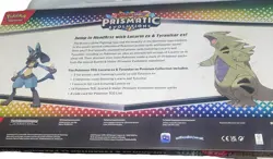 Pokemon TCG SV Prismatic Evolutions Lucario EX & Tyranitar EX Premium Collection - Image 2