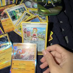 Pokemon Lot Of 40 Holos And Reverse Holos With Collectible Tin - Image 3