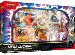 Pokemon TCG Mega Lucario EX Premium Figure Collection Brand New Factory Sealed - Image 1