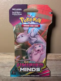 Pokemon TCG Sun and Moon Unified Minds Sleeved Booster Pack - Random Pack Art 820650805684 - Image 1