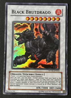 Yu-Gi-Oh! Black Brutdrago SOVR-EN043 Super Rare (LP) - Image 1