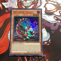 Yugioh Dracotail Mululu Ultra Rare JUSH-EN005 Near Mint - Image 1
