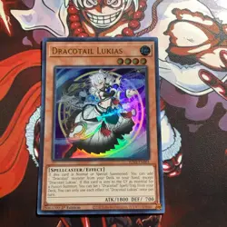 Yugioh Dracotail Lukias Ultra Rare JUSH-EN001 Near Mint - Image 1