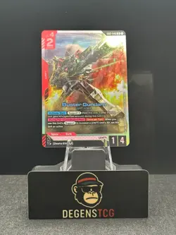 GUNDAM TCG CARD GAME BUSTER GUNDAM GD01-046 LR HOLO FOIL ENGLISH NEWTYPE RISING - Image 1