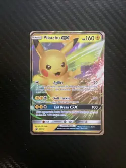 Pikachu GX SM232 Sun & Moon Black Star Promo Holo Rare Pokemon Card TCG NM - Image 1