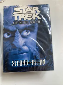 star trek ccg premiere box 63 Card Starter Deck Lot 2 Unopened Brand New Packs - Image 2