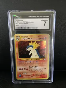 1999 Typhlosion Neo Premium File Holo Card 157 - Image 1