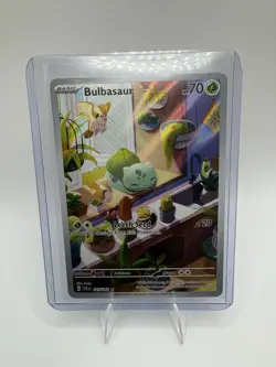 Pokemon TCG Bulbasaur Card 143/142 Stellar Crown Illustration, Rare Near Mint - Image 1