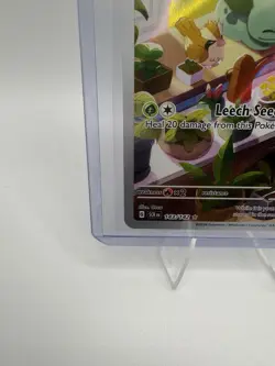 Pokemon TCG Bulbasaur Card 143/142 Stellar Crown Illustration, Rare Near Mint - Image 4