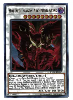 Yu-Gi-Oh Card: Hot Red Dragon Archfiend Abyss DUPO-EN057 Ultra Rare! NM - Image 1