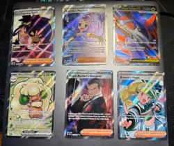 Pokemon EX Full Art Card Lot - 9 Ultra Rare EX Cards - Mixed Types - Near Mint - Image 2