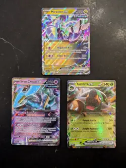 3 x EX Pokemon Card Bundle (Temporal Forces Set, NM) - Image 1