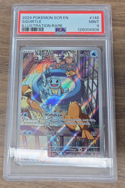 Squirtle 148/142 PSA 9 card - Pokemon - Mint - Stellar Crown - Image 1