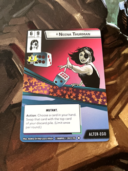 Marvel Champions Next Evolution Promo Card Domino Full Art - Image 2