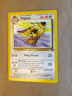 3 Jungle Unlimited Pokemon cards Pidgeot #024 Pinsir #025 Victreebel #030 LP - Image 3