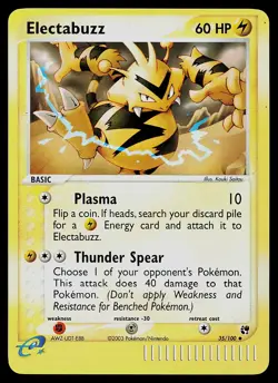 Pokemon Card - Electabuzz Sandstorm 35/100 Reverse Holo - Image 1