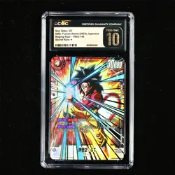 CGC PRISTINE 2024 Dragon Ball CCG JPN Card FB03-140 Son Goku: GT - Image 1