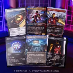 Magic the Gathering (MTG) Secret Lair x Marvel's Iron Man (Non-Foil) - Image 1