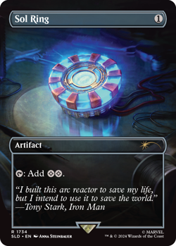 Magic the Gathering (MTG) Secret Lair x Marvel's Iron Man (Non-Foil) - Image 2