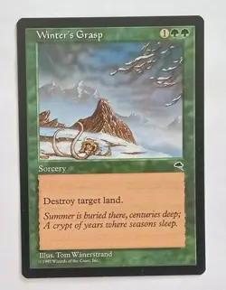 Magic MTG - Winter's Grasp - Tempest - LP - Image 1