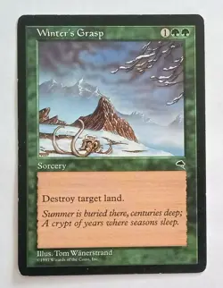 Magic MTG - Winter's Grasp - Tempest - MP - Image 1