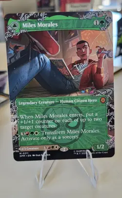 Miles Morales/Ultimate Spider-Man Alt Art Marvel's Spider-Man: Extras NM ENG MTG - Image 1