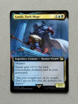 Xande, Dark Mage [Extended Art Foil] 0516 Magic MTG Final Fantasy FIN - NM /Mint - Image 1
