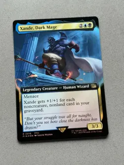 Xande, Dark Mage [Extended Art Foil] 0516 Magic MTG Final Fantasy FIN - NM /Mint - Image 3