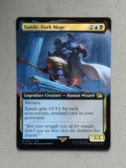 Xande, Dark Mage [Extended Art Foil] 0516 Magic MTG Final Fantasy FIN - NM /Mint - Image 4