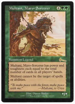 Multani, Maro-Sorcerer 1999 Urza's Legacy Green Legendary Creature MTG NM AZ3 - Image 1