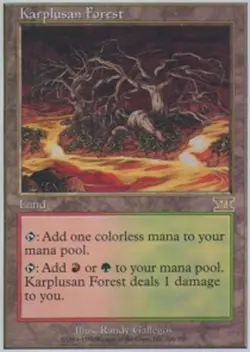1x Karplusan Forest Light Play MTG Magic - Kid Icarus - - Image 1