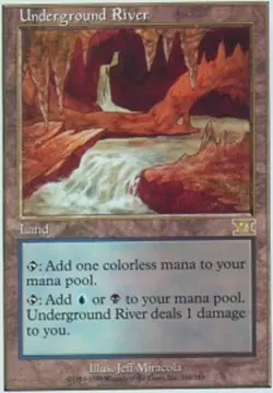 1x Underground River Light Play MTG Magic - Kid Icarus - - Image 1