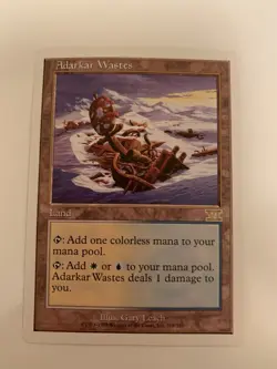 MTG NM Adarkar Wastes 6th Edition Free Shipping In The US with Tracking - Image 1