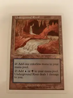 MTG NM Underground River 6th Edition Free Shipping In The US with Tracking - Image 1